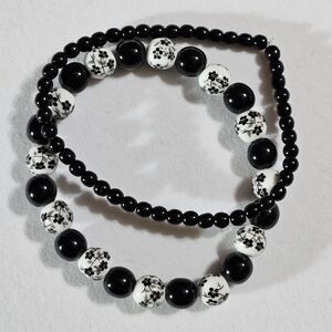 Stretch Bracelets Handcrafted Set of 2